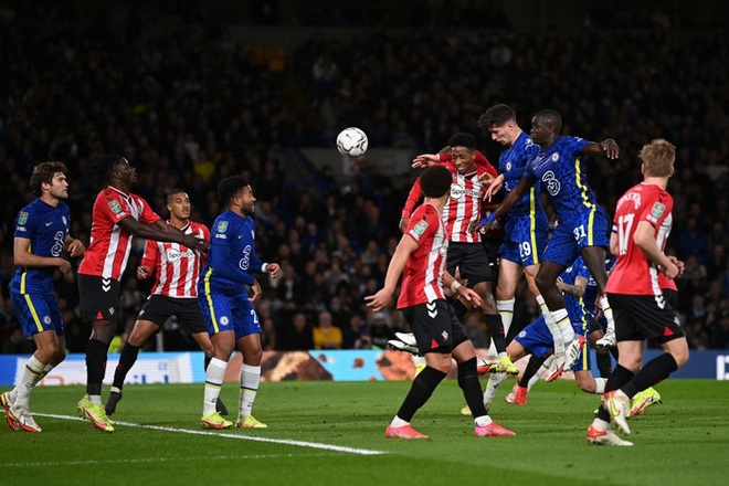 Havertz lập công, Chelsea nhọc nhằn vào tứ kết EFL Cup sau loạt luân lưu với Southampton - Ảnh 3.