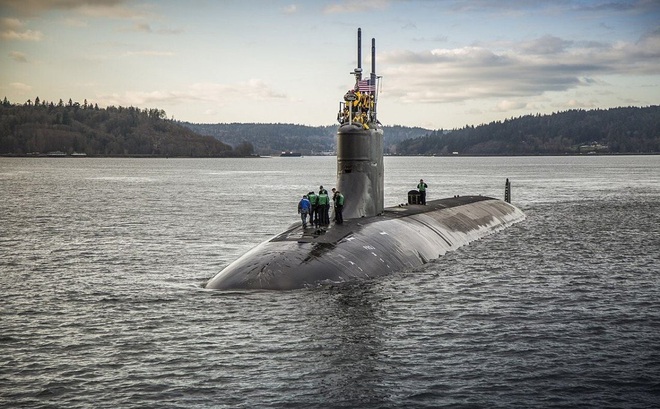 Tàu ngầm USS Connecticut của Mỹ. Ảnh: Hải quân Mỹ