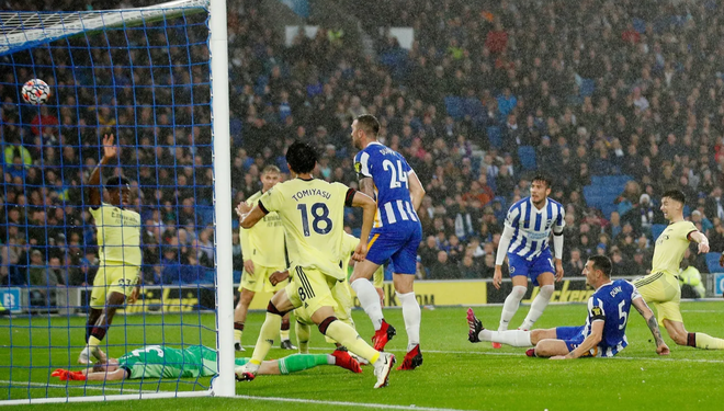 Brighton 0-0 Arsenal: Hút chết ở Falmer - Ảnh 1.