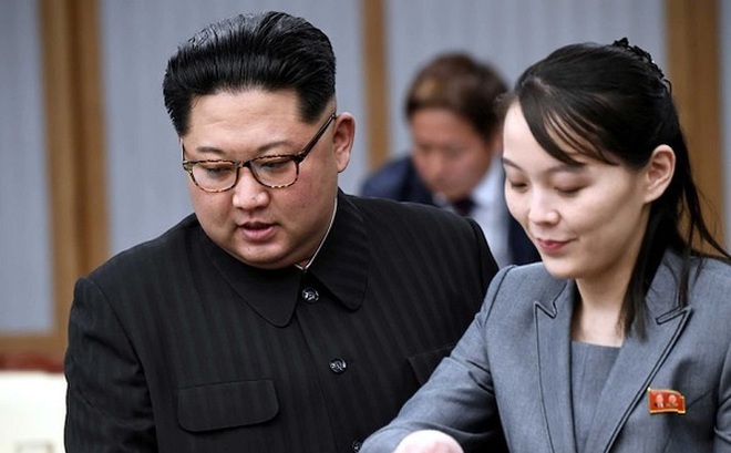 Chủ tịch Triều Tiên Kim Jong-un và em gái Kim Yo-jong. (Ảnh: Reuters)