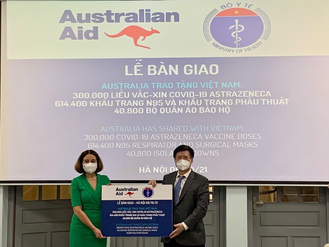 Úc trao thêm 300.000 liều AstraZeneca, hé lộ loạt kế hoạch hỗ trợ quý báu: Tự hào sát cánh với Việt Nam! - Ảnh 1.