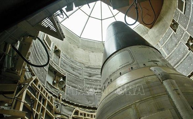 Tên lửa liên lục địa có khả năng mang đầu đạn hạt nhân Titan II của Mỹ. Ảnh: Sputnik/TTXVN