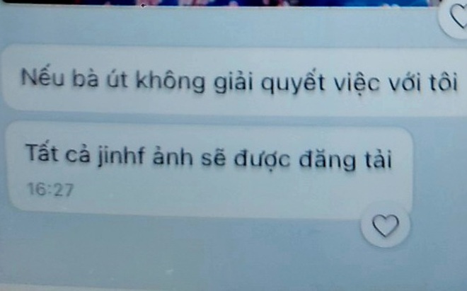 Nhóm đối tượng dọa sẽ tung hình ảnh nếu người liên quan không giải quyết vụ việc