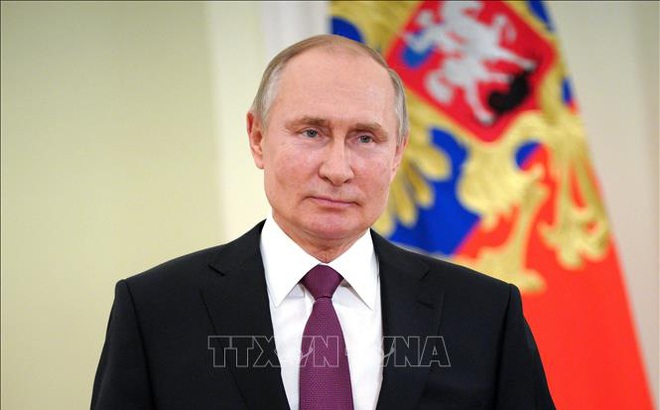 Tổng thống Nga Vladimir Putin phát biểu tại Moskva. Ảnh tư liệu: AFP/TTXVN