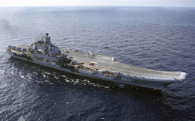 "Admiral Kuznetsov" - một trong 5 tàu sân bay tệ nhất thế giới - theo The National Interest (Ảnh: Chinatimes).