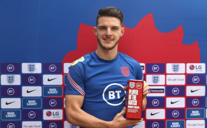 Declan Rice thể hiện phong độ tốt từ đầu mùa này