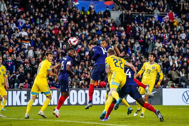 Mbappé và Benzema tỏa sáng, Pháp hủy diệt Kazakhstan 8-0 để giành vé đến World Cup 2022 - Ảnh 7.