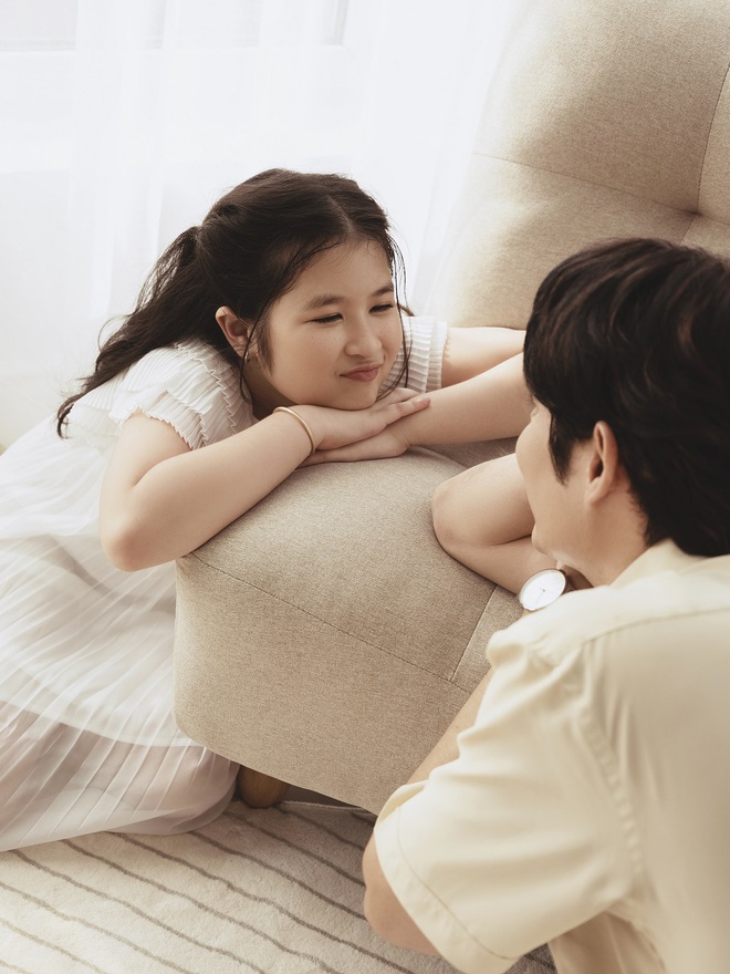 Bộ ảnh đáng yêu của Huy Khánh và cô con gái 9 tuổi - Ảnh 4.
