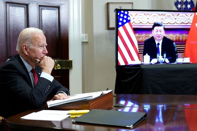 NÓNG: Thượng đỉnh Mỹ - Trung bắt đầu, ông Tập gọi ông Biden bằng danh xưng đặc biệt - Ảnh 1.