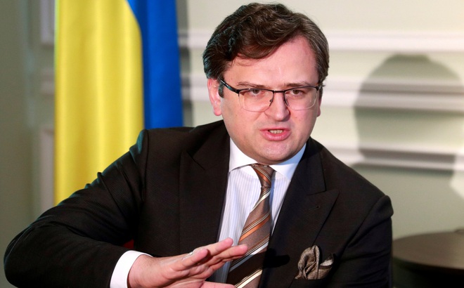 Ngoại trưởng Ukraine Dmytro Kuleba. Ảnh: Reuters