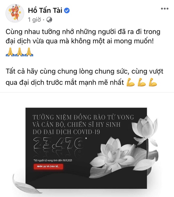 Cầu thủ Việt Nam đồng loạt thay ảnh đại diện, đăng ảnh story tưởng nhớ hơn 2 vạn người đã mất vì COVID-19 - Ảnh 2.