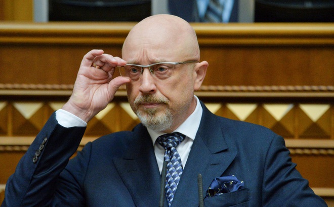 Bộ trưởng Quốc phòng Ukraine Oleksii Reznikov. Ảnh: Reuters