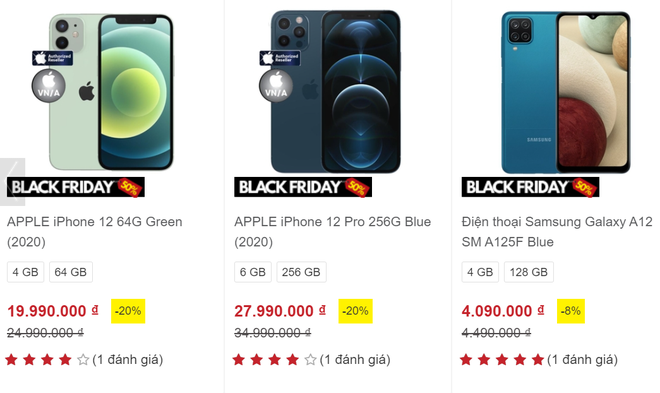 Hàng loạt điện thoại giảm giá khủng, lên đến 5 triệu đồng nhân Black Friday 2021 - Ảnh 2. Hàng loạt điện thoại giảm giá khủng, lên đến 5 triệu đồng nhân Black Friday 2021 - Ảnh 2.