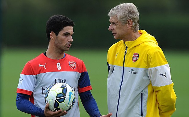 Arteta chịu ảnh hưởng lớn từ Wenger