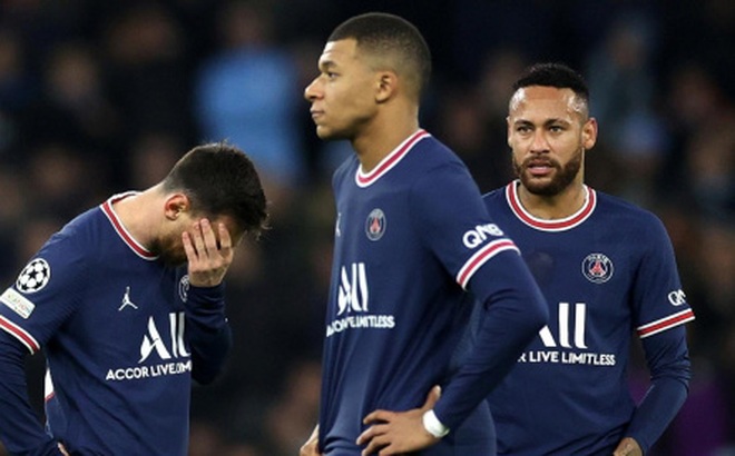 PSG vừa hứng chịu thất bại 1-2 trước Man City. (Ảnh: Getty)