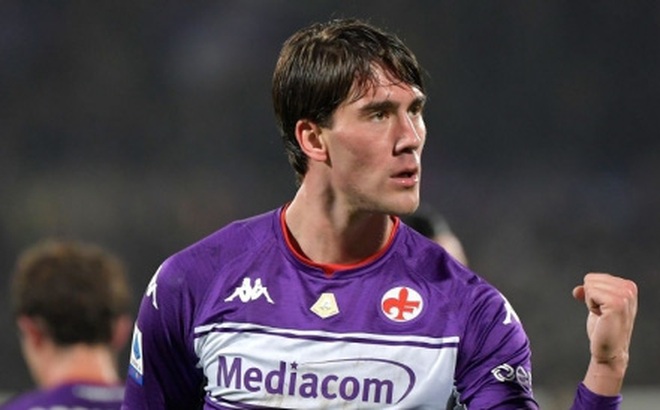 Vlahovic đang có phong độ ấn tượng tại Fiorentina. (Ảnh: Getty).