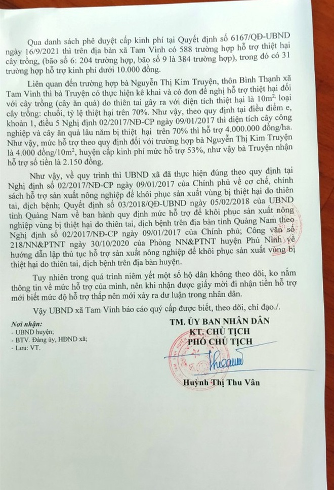 Hỗ trợ thiệt hại do bão chỉ 2.000 đồng: Yêu cầu kiểm điểm vì làm việc máy móc - Ảnh 4.