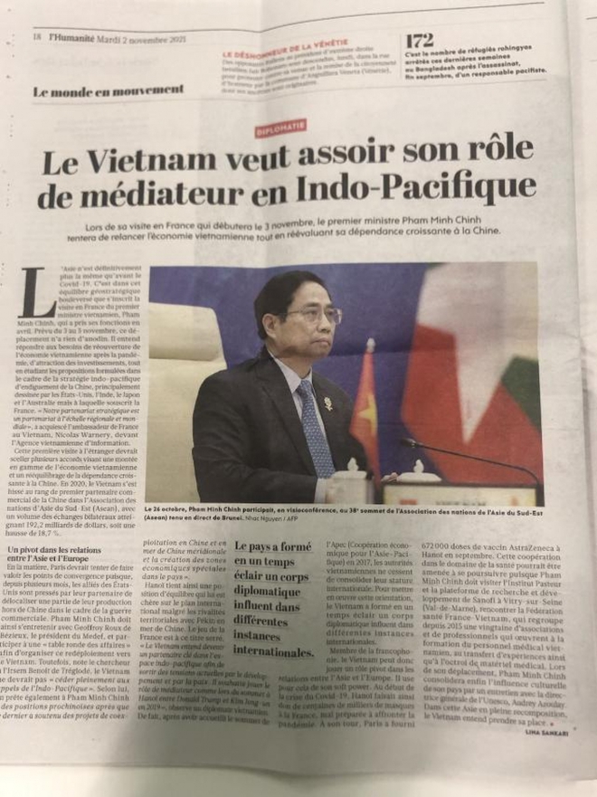 Báo chí Pháp: Việt Nam có thể trở thành cầu nối Á - Âu quan trọng - Ảnh 1.