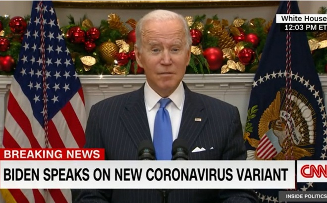 Ông Biden phát biểu tại Nhà Trắng ngày 29/11 (Nguồn: CNN)