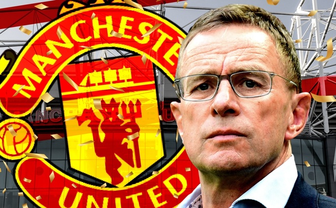 Ralf Rangnick chưa thể bắt tay vào công việc tại MU. (Ảnh: Daily Express)