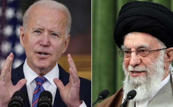 Tổng thống Mỹ Joe Biden và Lãnh tụ Tối cao Iran Ali Khamenei. Ảnh: Getty