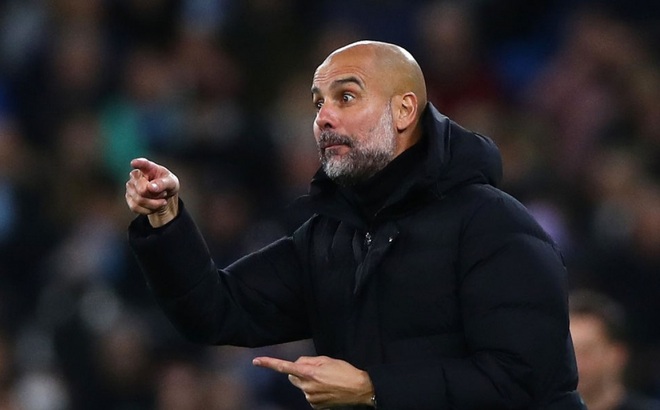 HLV Guardiola bức xúc khi các cầu thủ Man City không có nhiều thời gian nghỉ trước trận gặp MU. (Ảnh: Getty).