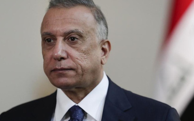 Thủ tướng Iraq Mustafa al-Kadhimi cho biết ông thoát chết sau vụ tấn công. Ảnh: AP
