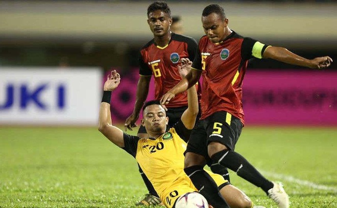 Việc Brunei (vàng) rút khỏi vòng loại đã trao vé vào VCK AFF Suzuki Cup 2020 cho Timor Leste (đỏ)