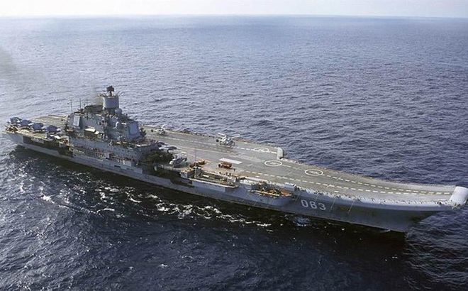 "Admiral Kuznetsov" - một trong 5 tàu sân bay tệ nhất thế giới - theo The National Interest (Ảnh: Chinatimes).