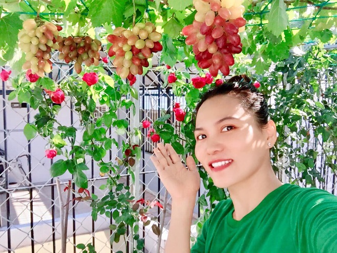 Chỉ với 5 triệu đồng, mẹ đảm Sài Gòn phủ kín sân thượng 50m2 các loại hoa thơm, trái ngọt - Ảnh 13.