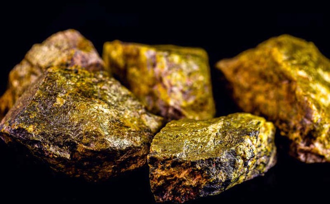 Hình ảnh uranium làm nhiên liệu hạt nhân được lấy từ quá trình khai thác. Đây là nhiên liệu có trong quả bom nguyên tử Little Boy mà Mỹ ném xuống Nhật năm 1945. Hình ảnh: RHJ / Gettty