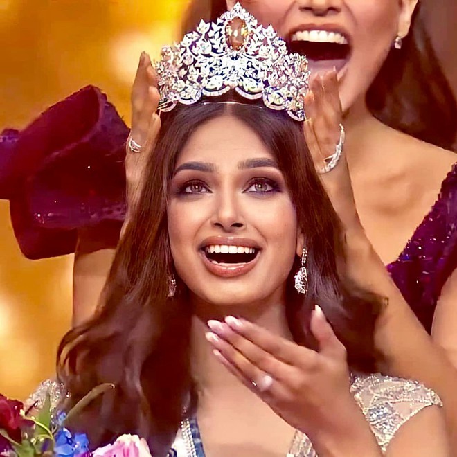 Người đẹp Ấn Độ đăng quang Hoa hậu Hoàn vũ Thế giới 2021, Kim Duyên dừng chân ở Top 16 đầy tiếc nuối - Ảnh 1.