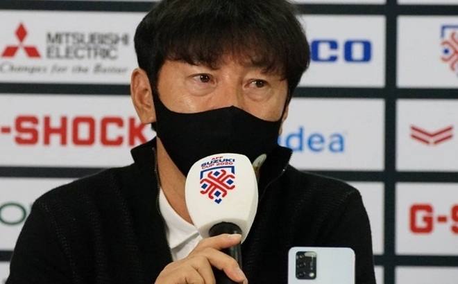Huấn luyện viên đội tuyển Indonesia Shin Tae-yong. Ảnh: Fikiran Rakyat.