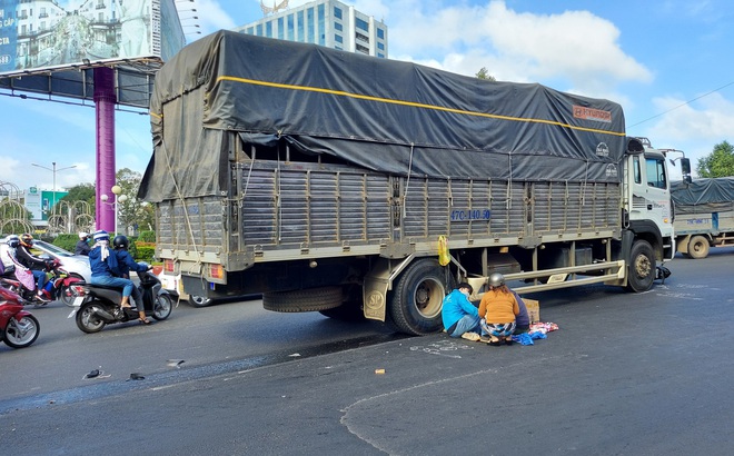 Hiện trường vụ tai nạn.