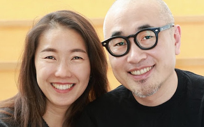 Vợ chồng ông Kim Bongjin - nhà sáng lập ứng dụng Baemin. Ảnh: Yonhap