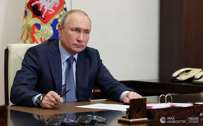 Tổng thống Vladimir Putin tiết lộ số liệu ‘không tưởng’ về khủng bố năm 2021 ở Nga. (Ảnh: RIA)