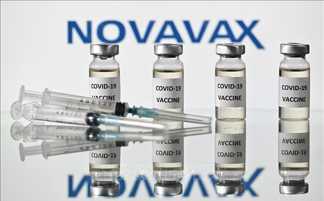 Vaccine phòng COVID-19 của hãng dược Novavax. Ảnh: AFP/TTXVN