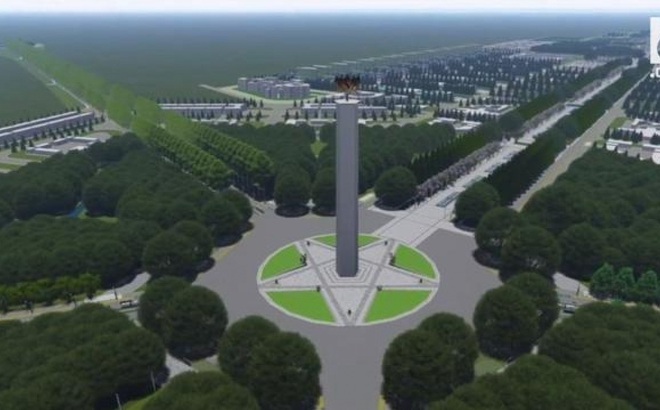 Thiết kế thủ đô mới được bao phủ bởi màu xanh của rừng cây nhiệt đới (Nguồn : Liputan 6)