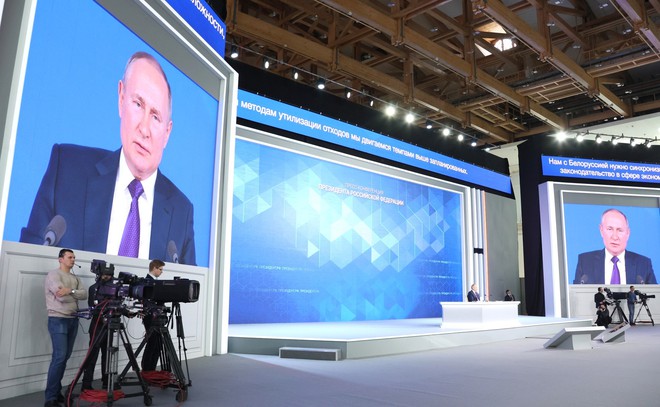 Cuộc họp báo thường niên năm 2021 của Tổng thống Putin có gì đặc biệt? - Ảnh 7.