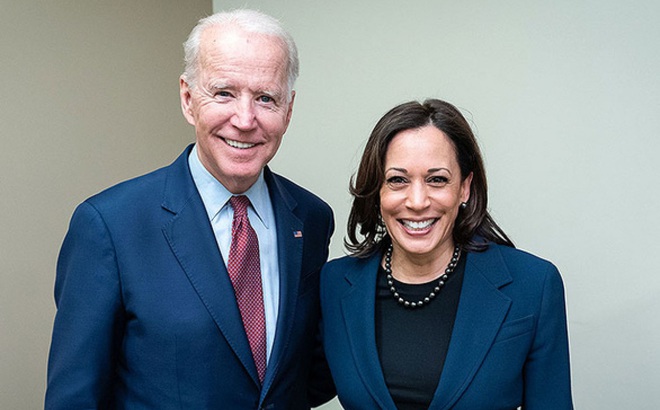 Tổng thống Mỹ Joe Biden và Phó tổng thống Mỹ Kamala Harris. Ảnh: Adam Schultz