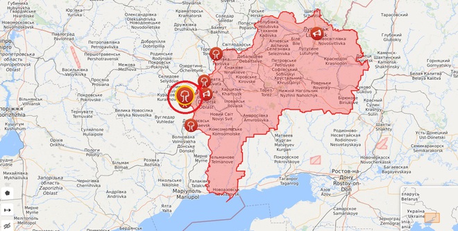 Pháo Ukraine dồn dập khai hỏa, miền Đông rực lửa - NATO: 100.000 quân Nga chuẩn bị tấn công Kiev - Ảnh 1.