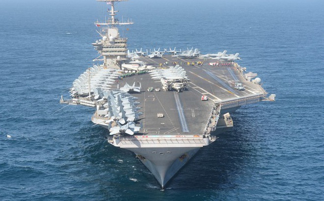 Hàng không mẫu hạm USS Harry S. Truman. Ảnh: Hải quân Mỹ.