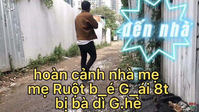 Youtuber đến tận cổng nhà mẹ bé gái 8 tuổi bị bạo hành quay clip, lời lẽ phản cảm - Ảnh 1.