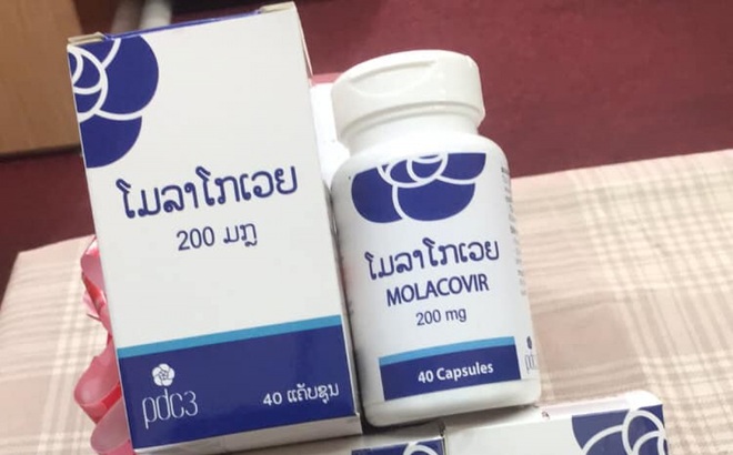 Lào sản xuất thành công thuốc điều trị Covid-19. Ảnh: KT