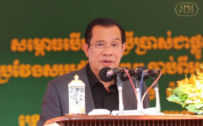 Thủ tướng Campuchia Hun Sen (Ảnh: Facebook Thủ tướng Hun Sen)