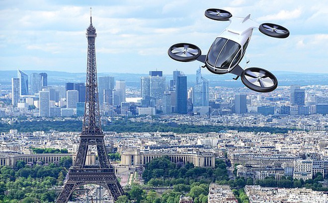 Pháp sẽ thử nghiệm taxi bay chạy điện tại một trung tâm ở ngoại ô Paris (Ảnh: istock)