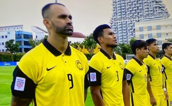 De Paula được trao cơ hội đá chính nhưng không để lại nhiều dấu ấn trong trận Malaysia 3-1 Campuchia. (Ảnh: Astro)