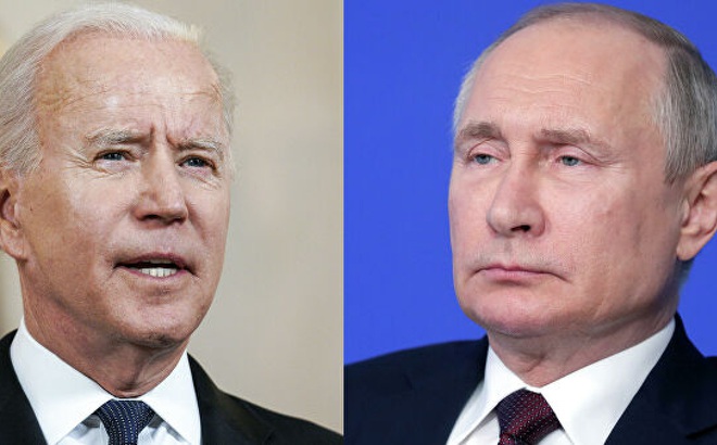 Tổng thống Biden và Tổng thống Putin. Ảnh: Reuters