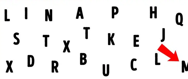 Thách thức thị giác: Trong vòng 2 giây, nếu nhìn ra chữ M thì bạn quả nhiên là thiên tài quan sát - Ảnh 3.
