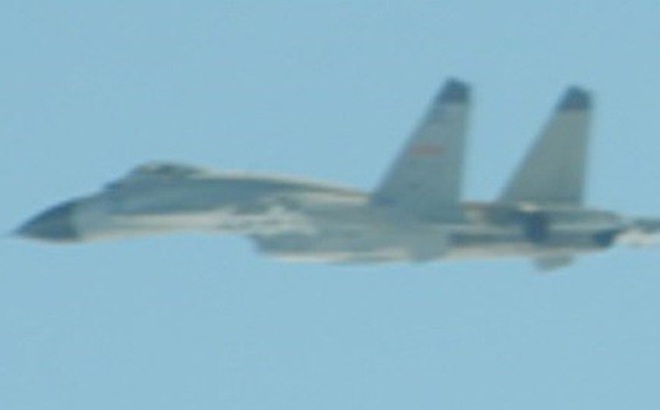 Một chiếc J-11. Ảnh: Cơ quan Quốc phòng Đài Loan